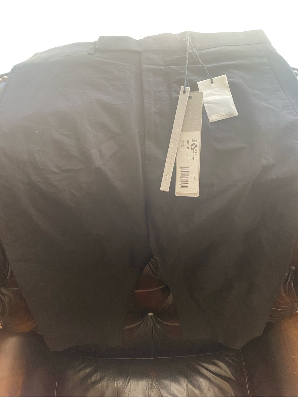 Rick Owens Black Tailored Trousers